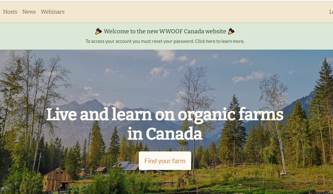 Important considerations for the move to the new WWOOF website