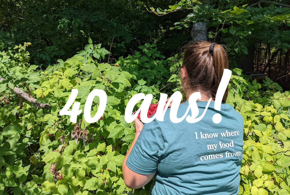 L’année 2025 marque le 40e anniversaire de WWOOF Canada!